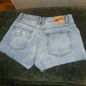 White Fox Chloe & Millie Edit Denim Shorts